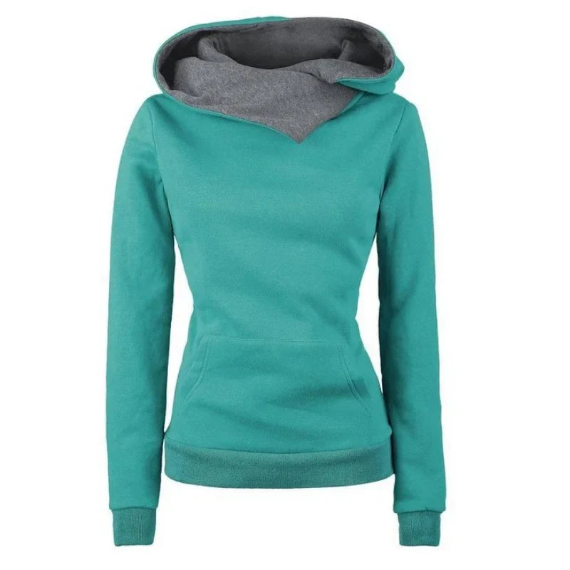 Hoodies Women Tracksuit Solid Color Fashion Long Sleeve Pullovers Christmas Casual Warm Hooded Sweatshirts Tops-Dollar Bargains Online Shopping Australia