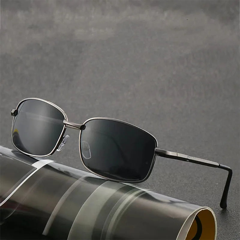 Men's Polarized Sunglasses Men Brand Designer Metal Sun Glasses Men's Outdoor Driving Polarized Eyewear UV400