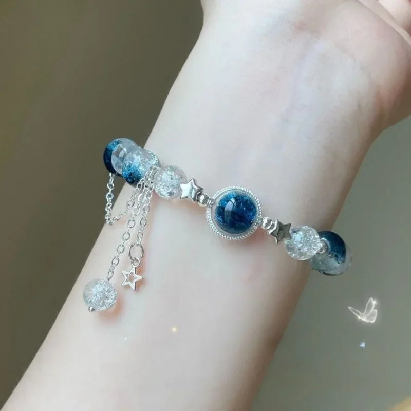 Galaxy Hanging Super Fairy Star Bracelet Women Versatile And Sweet Girlfriend Accessories-Dollar Bargains Online Shopping Australia