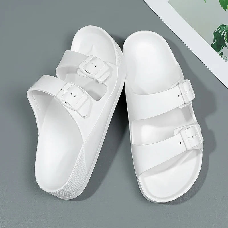 Women Men Slippers Soft Sandals Women Beach Casual Shoes EVA Slides Original Men Flip-flop-Dollar Bargains Online Shopping Australia