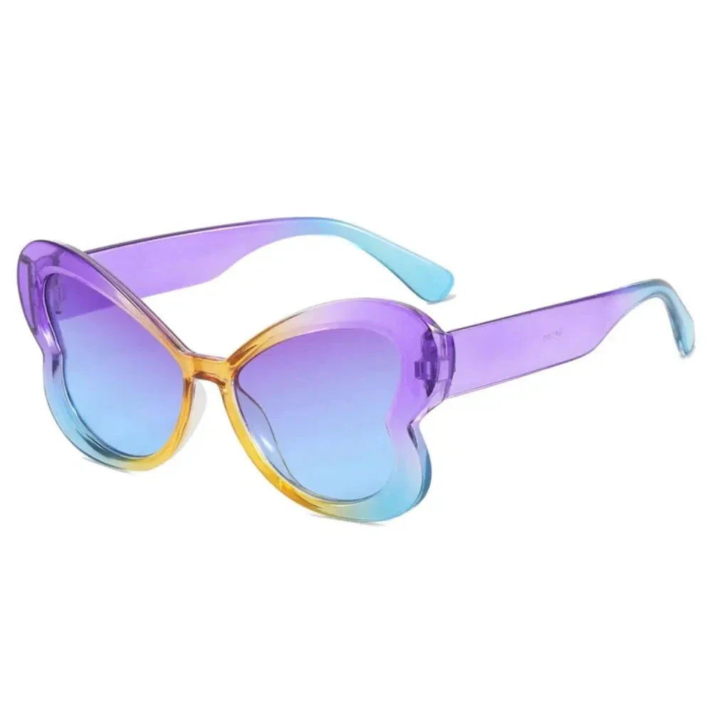 Gradient Butterfly Sunglasses Trendy Colorful Candy Color Shades UV400 Ladies Party Eyewear-Dollar Bargains Online Shopping Australia