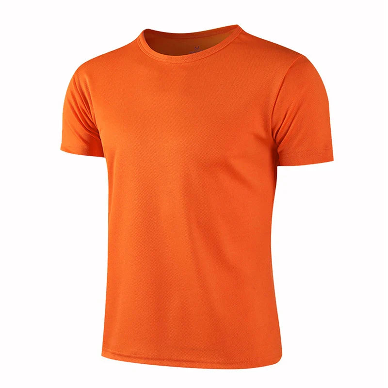 T Shirt Women Men O Neck Quick-dry Tees Women Simple Short Sleeve Solid Color Slim Fit T-Shirts For Unisex Tops Summer-Dollar Bargains Online Shopping Australia