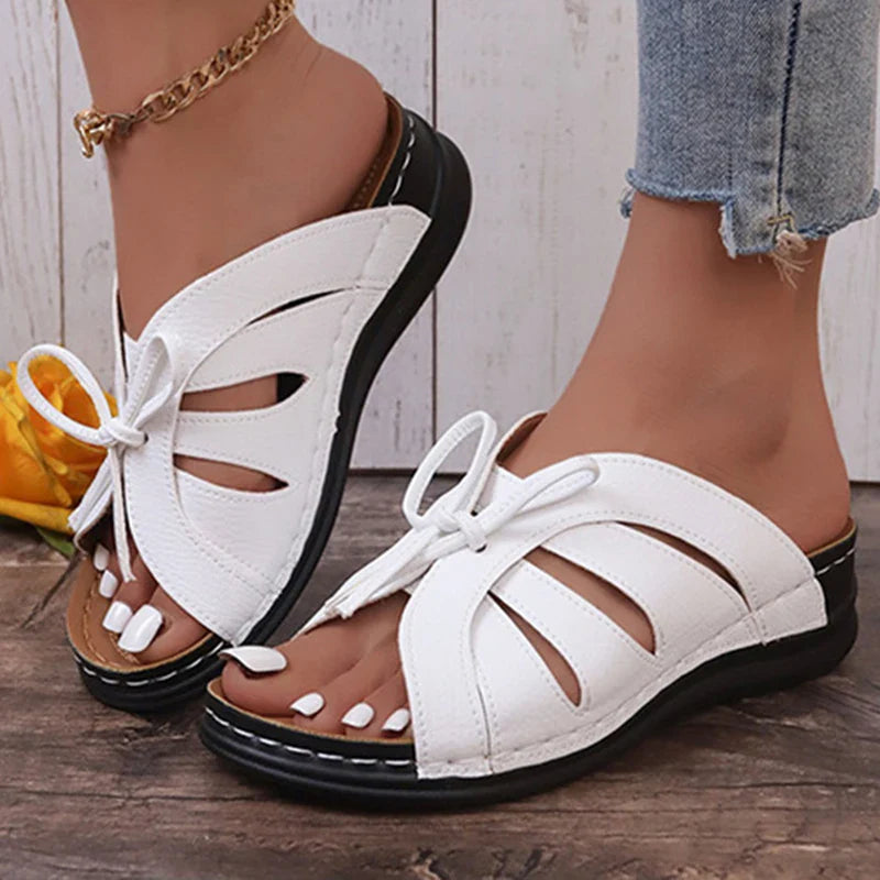 Shoes Sandals Women Summer Retro Women Shoe Slip On Women's Shoes Wedge Shoes Woman Outdoor Women Slippers Footwear Female-Dollar Bargains Online Shopping Australia