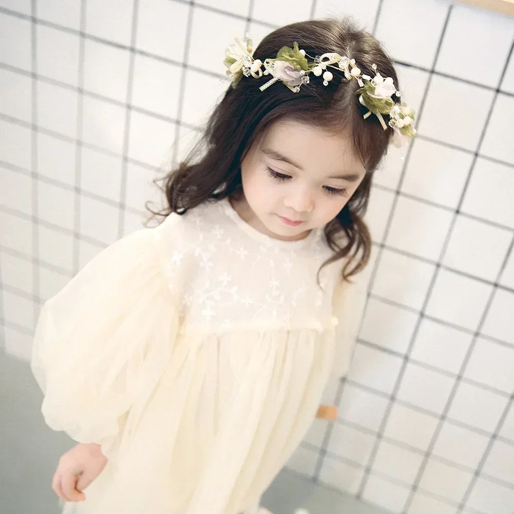 Kids Dresses For Girls Spring Girl Dress Child Baby Sweet Princess Dress Designer Dress Baby Girl Clothes