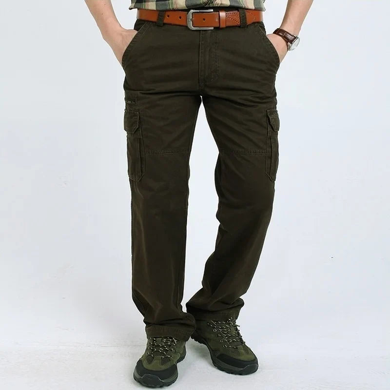 Man Cargo Pants Casual Pants Outdoor Trousers Hiking Set Cargo Tactical Men's Work Wear Trainning Exercise Suit Cotton Trouse-Dollar Bargains Online Shopping Australia