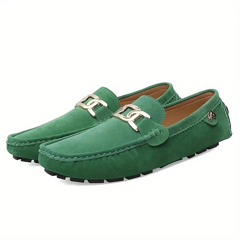 Split Leather Men Loafers Slip on Flats Casual Shoes for Women Moccasins Super Soft Female Footwear for Summer Easy Hoop Shoes-Dollar Bargains Online Shopping Australia