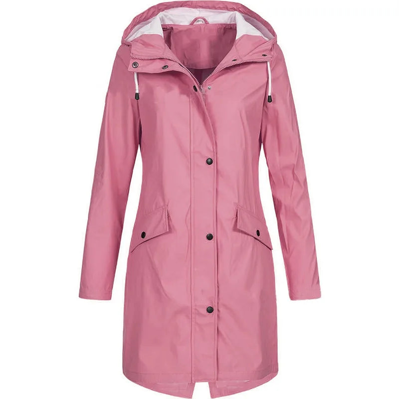 Charge Coat Outdoor Mountaineering Coat Mid length Women's Windbreaker-Dollar Bargains Online Shopping Australia