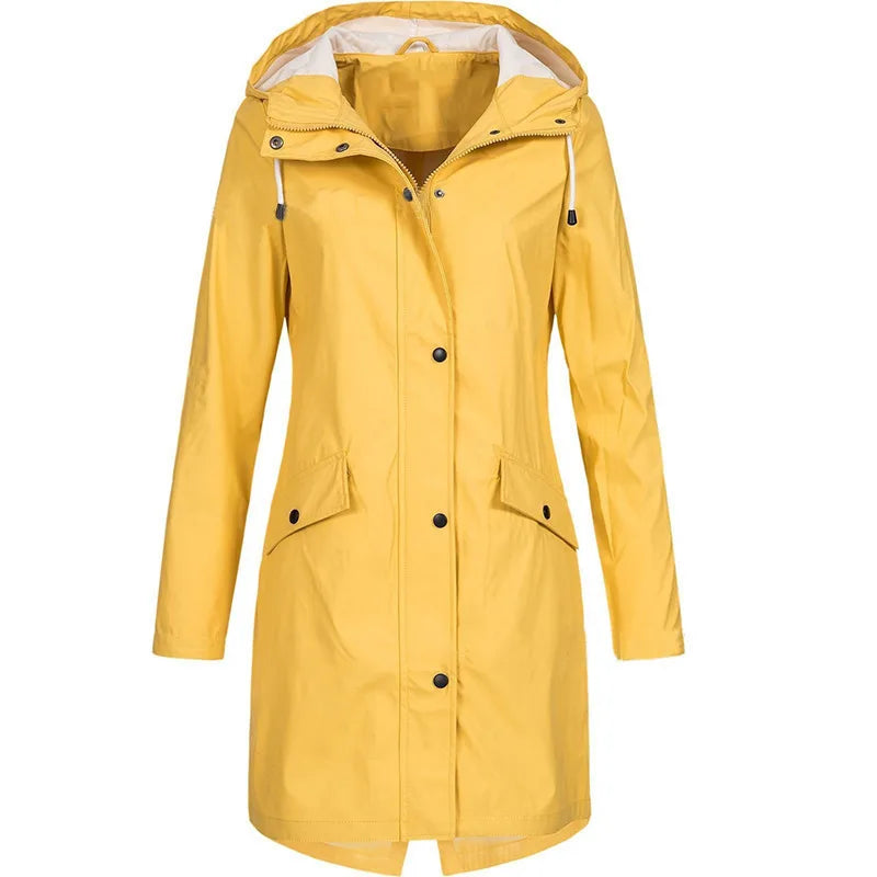 Charge Coat Outdoor Mountaineering Coat Mid length Women's Windbreaker-Dollar Bargains Online Shopping Australia