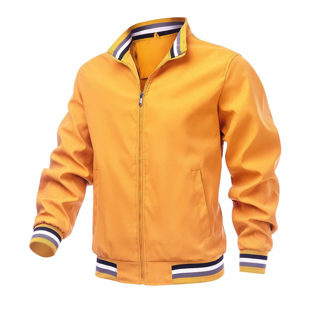 Jackets for Men Spring Outwears Solid Color Casual Coats Racing Windbreaker Men's Jacket Plus-Dollar Bargains Online Shopping Australia