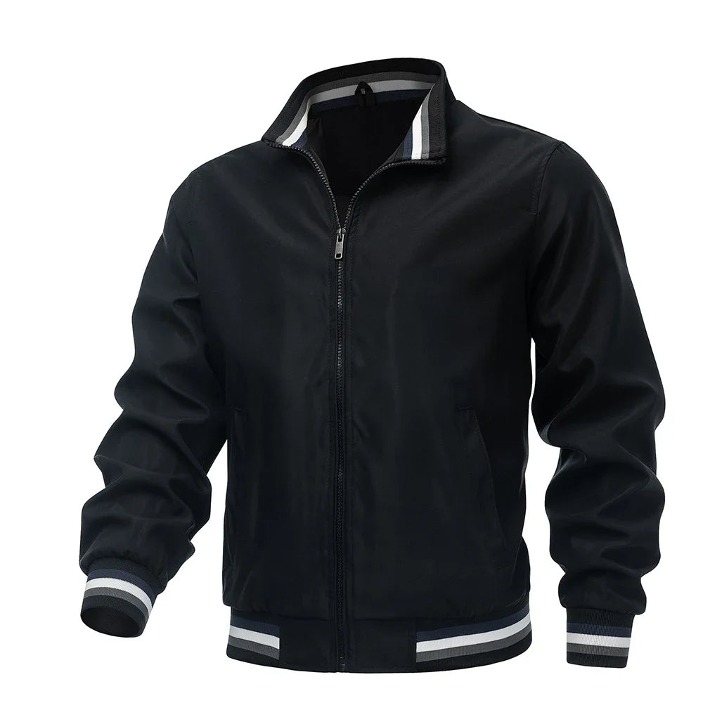 Jackets for Men Spring Outwears Solid Color Casual Coats Racing Windbreaker Men's Jacket Plus-Dollar Bargains Online Shopping Australia