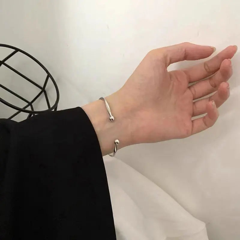 Simple Trendy Irregular Mobius Twist Open Cuff Bangle Bracelets For Women Gold Color Adjustable Jewelry-Dollar Bargains Online Shopping Australia