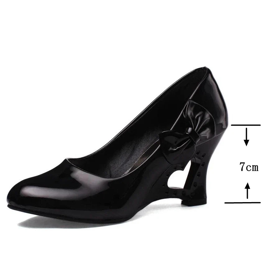 Ladies Stiletto Big Size 34-43 Womens High Heels Shoes Strange Heart Heels Woman Pumps Bowtie Office Wedding-Dollar Bargains Online Shopping Australia