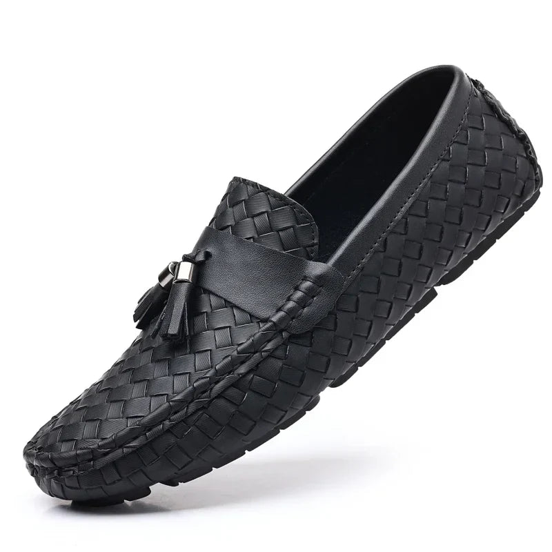 Designer Leather Casual Shoes for Men High Quality Fashion Comfortable Man's Loafers Flats Driving Shoes-Dollar Bargains Online Shopping Australia