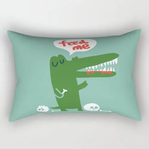 Nordic Cartoon Animal Throw Pillow Rectangular Sofa Cushion Lumbar Pillow Cushion Bedroom Pillow Living Room decoration-Dollar Bargains Online Shopping Australia