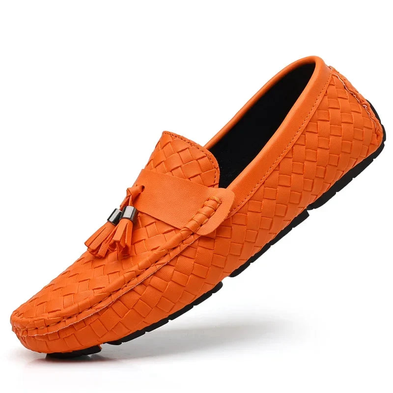 Designer Leather Casual Shoes for Men High Quality Fashion Comfortable Man's Loafers Flats Driving Shoes-Dollar Bargains Online Shopping Australia