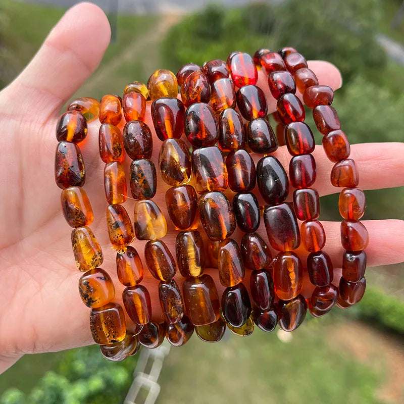 Amber Bracelets Natural Beads Baltic Energy Gemstone Healing Jewelry-Dollar Bargains Online Shopping Australia