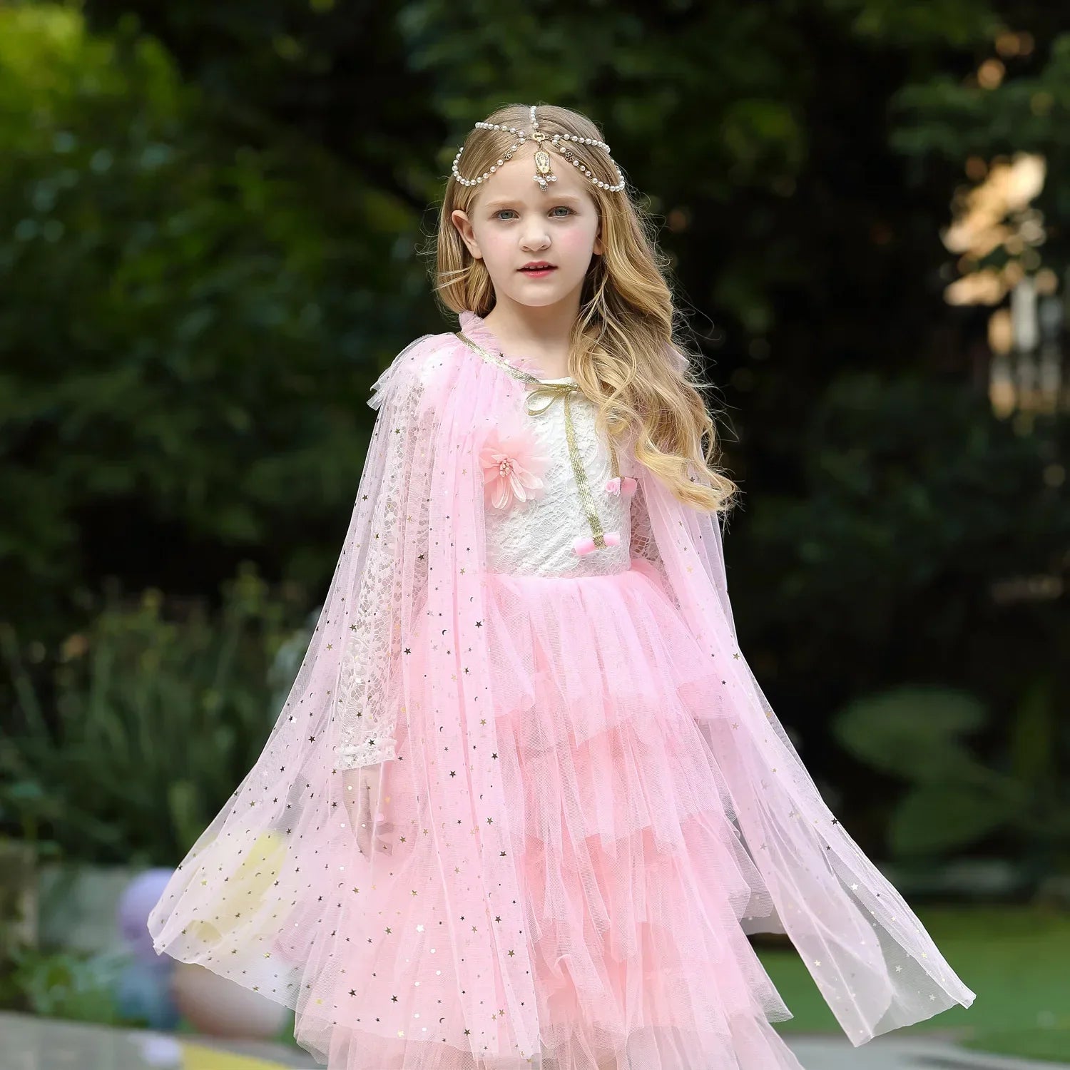 Princess Robe Rainbow Kids Princess Cloak For Girl Princess Cape Cloak Fairy Cape Cloak Anna Clothes-Dollar Bargains Online Shopping Australia