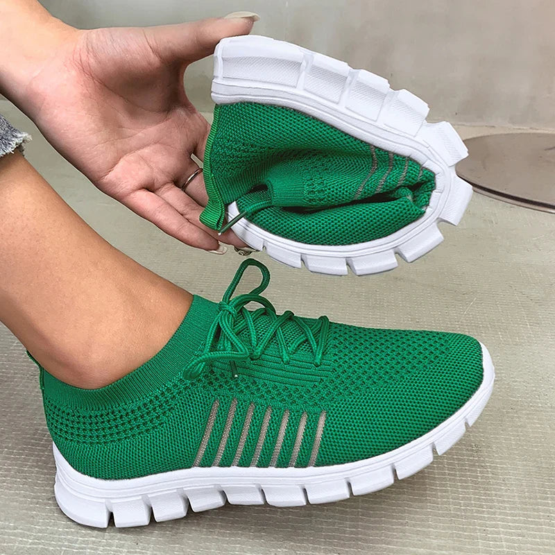 Mesh Breathable Soft Sole Sneakers Women Lightweight Non-Slip Running Walking Shoes Woman-Dollar Bargains Online Shopping Australia