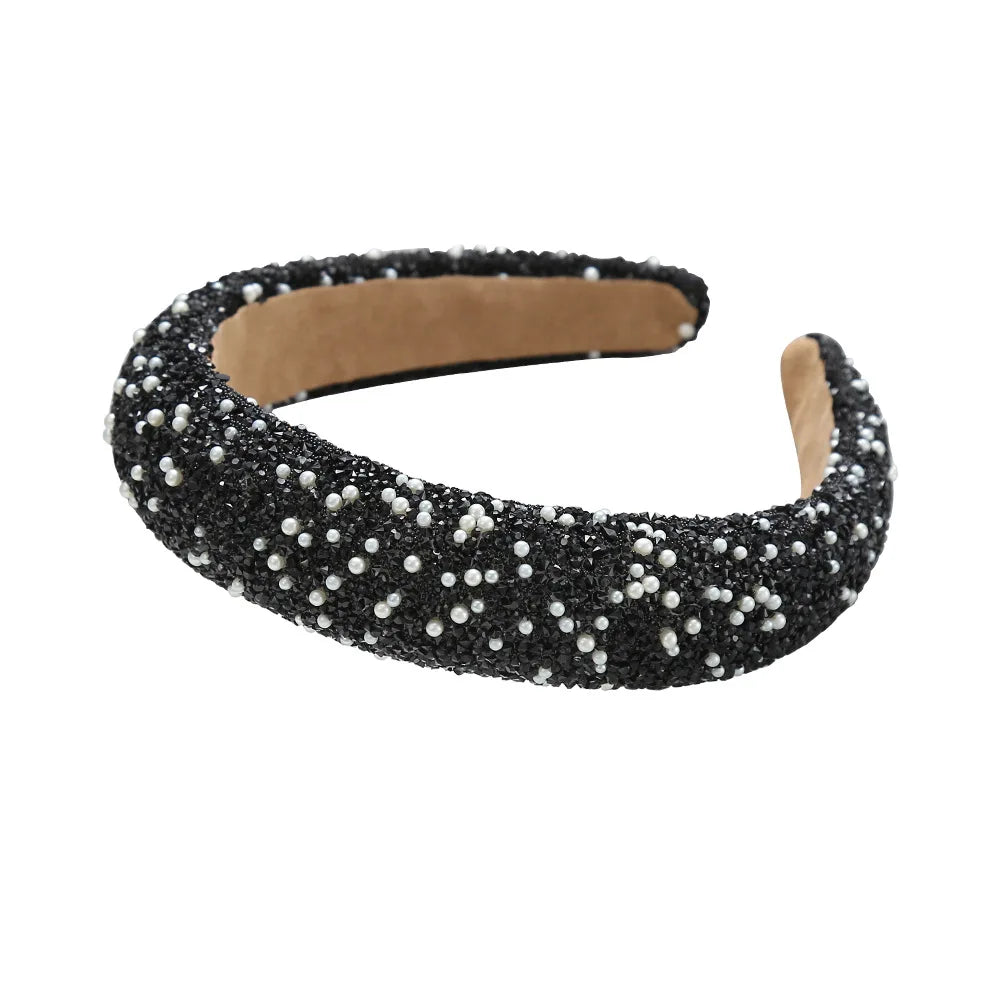 Diamond Headband Glitter Sparkle Jeweled Womens Headbands Hair Bands Wide Fashion Hair Hoops Girls Hair Accessories Gifts-Dollar Bargains Online Shopping Australia