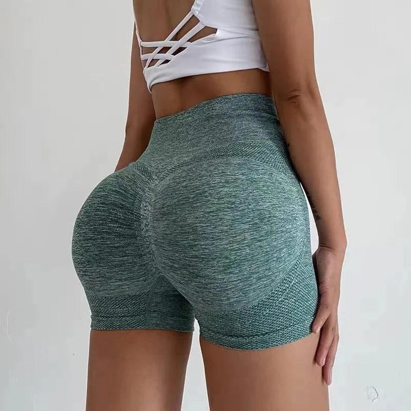 Women Yoga Shorts High Waist Workout Shorts Fitness Yoga quick-dry Fitness Ladies Yoga Gym Running Short Pants Pants Sportswear