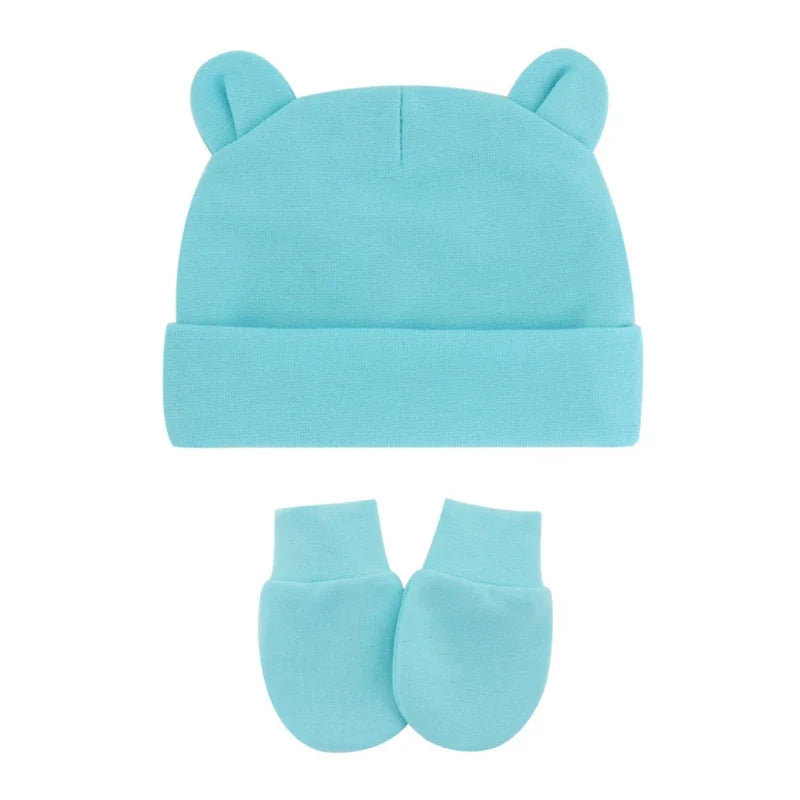 Newborn Winter Warm Beanie Hat Gloves for Baby Girls Boys Infant Toddler-Dollar Bargains Online Shopping Australia