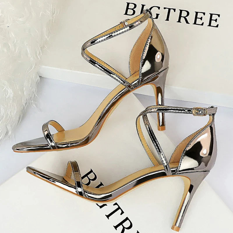 Shoes Sexy High Heels Women Pumps Sparkle Sequins Stiletto Heels 10 Cm Party Shoes-Dollar Bargains Online Shopping Australia