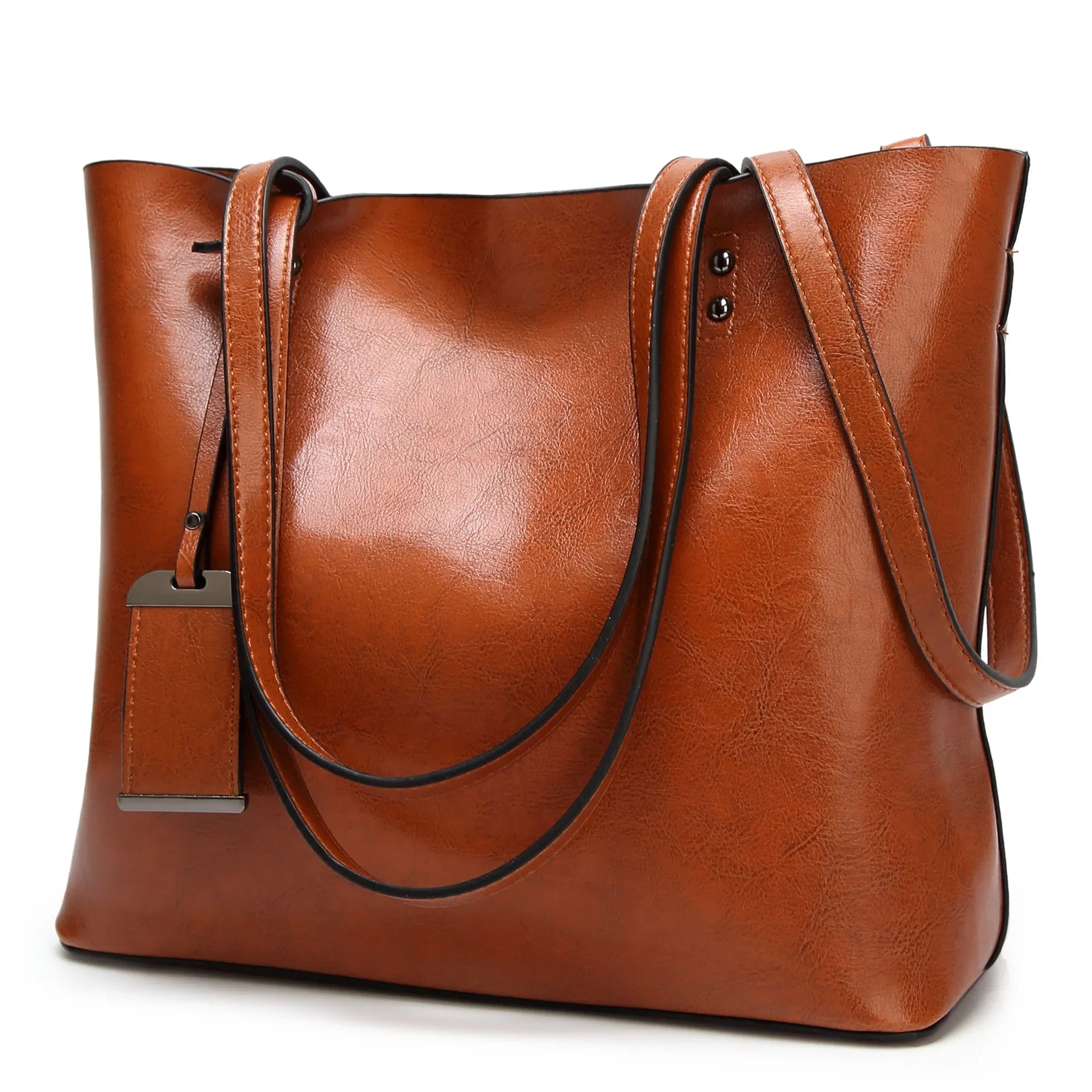 Shoulder Bags for Women Oil Wax Leather Handbag Tote Crossbody Bag Women Luxury Handbag Women Bags Designer Handbag-Dollar Bargains Online Shopping Australia