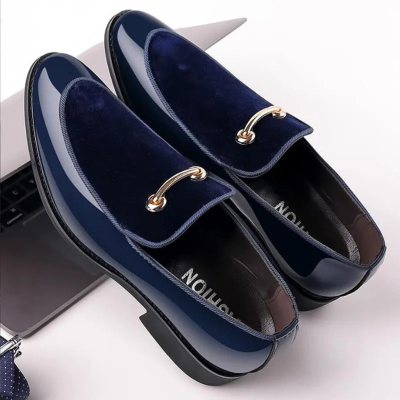 Men's Luxury Business Oxford Leather Shoes for Men Breathable Patent Leather Formal Shoes big Size Man Office Wedding Flats Male-Dollar Bargains Online Shopping Australia