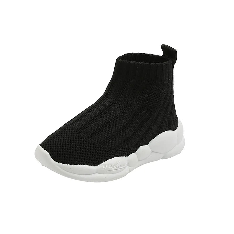 Kids Sock Shoes Knitted Fashion High Top Sneakers for Boys Girls Casual Sport Sock Sneakers 2-6 Years Children Tennis Shoes