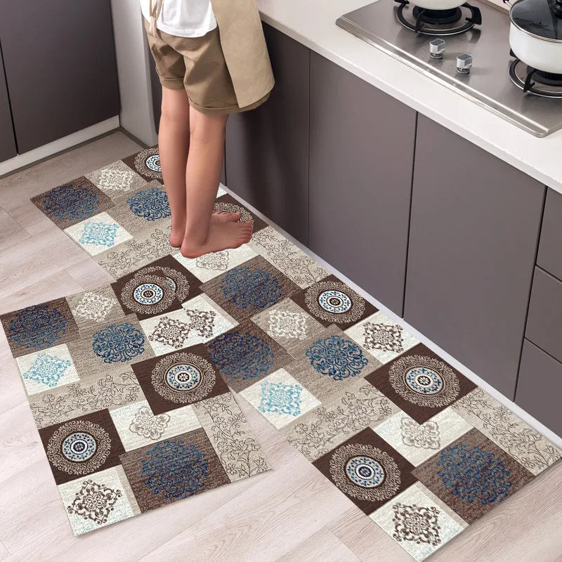 Long Kitchen Carpet for Floor Home Entrance Doormat Bedroom Living Room Decor Bedside Rug Hallway Balcony Bathroom Anti-Slip Mat