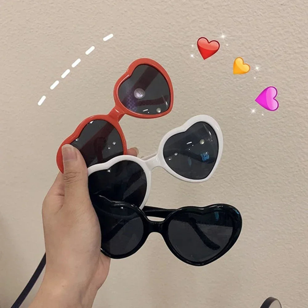 Love Heart Shaped Sunglasses Women Big Frame Fashion Cute Sexy Retro Cat Eye Vintage Sun Glasses UV400 Protection Unisex Eyewear-Dollar Bargains Online Shopping Australia