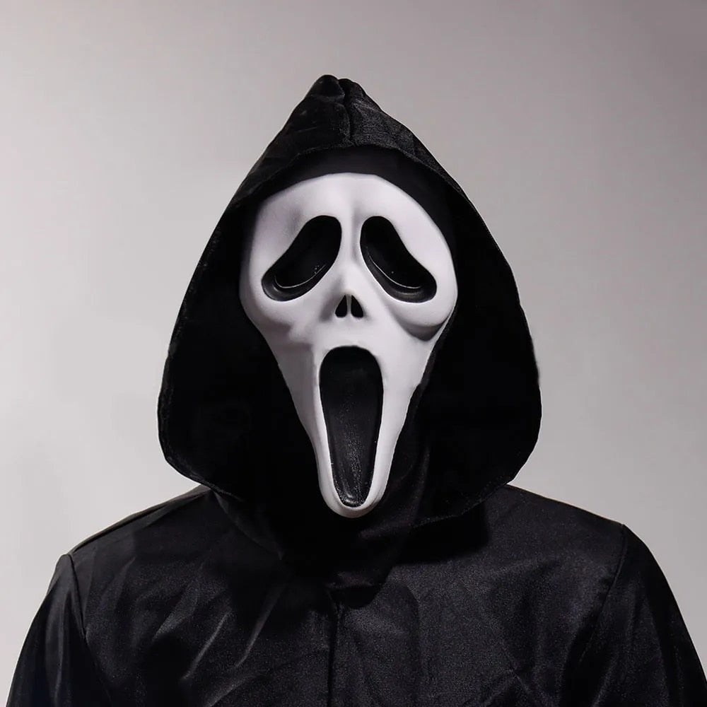 Horror Scream Face Ghost House Mask Cosplay Scary Killer Evil Demon EVA Masks Halloween Carvinal Dress Up Party Costume Props-Dollar Bargains Online Shopping Australia