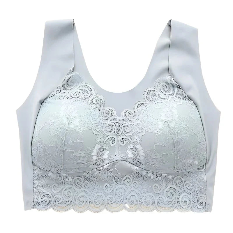 Women Lace Bra Camisole Underwear Breathable V Neck Gather Up Soft-Dollar Bargains Online Shopping Australia