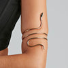 Punk Coiled Snake Spiral Upper Arm Cuff Armlet Armband Bangle Women Jewelry Egypt Swirl Snake Arm Cuff Armlet