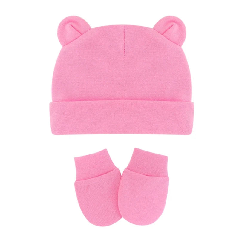 Newborn Winter Warm Beanie Hat Gloves for Baby Girls Boys Infant Toddler-Dollar Bargains Online Shopping Australia