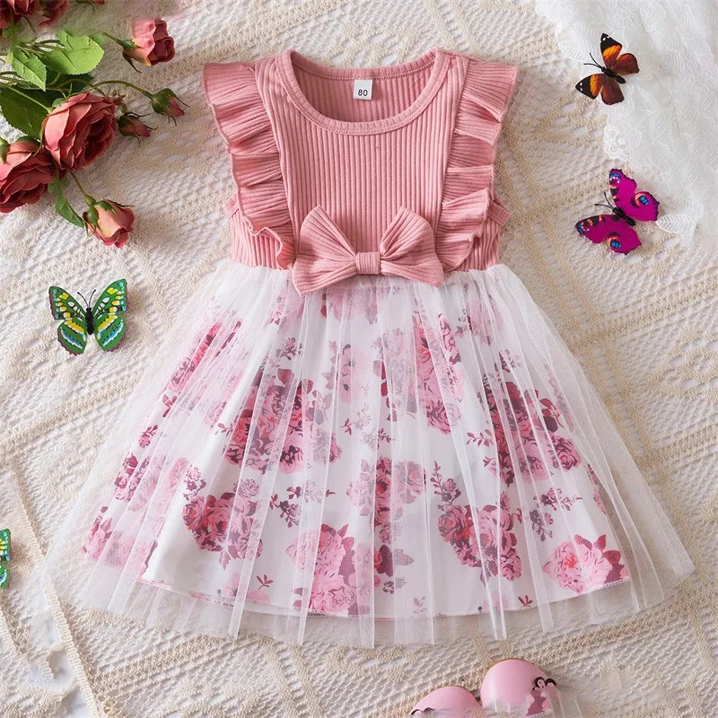 Girl Lace Wedding Party Dress Kids Baby Tulle Birthday Princess Tutu Prom Child Christmas New Year Party Costume-Dollar Bargains Online Shopping Australia