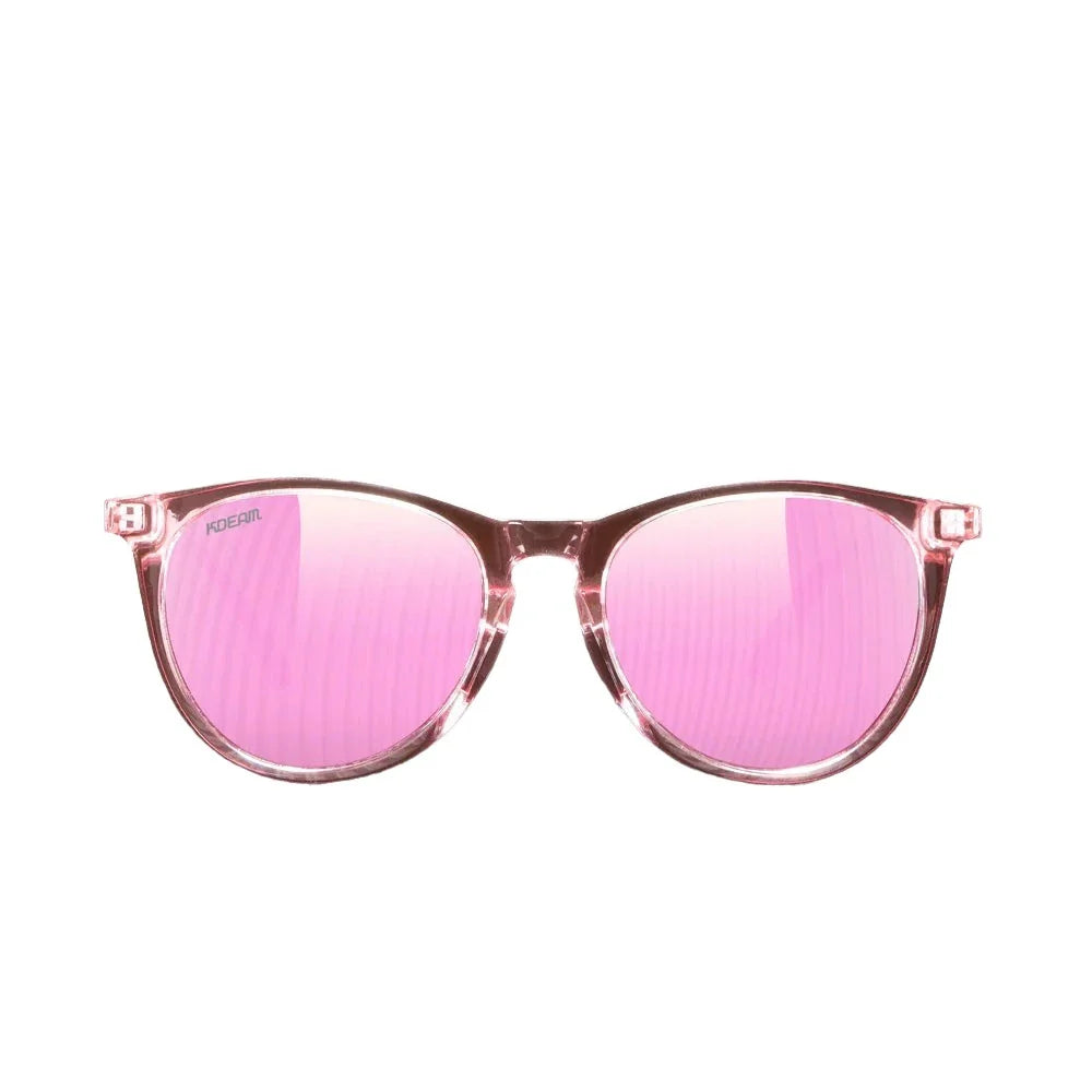 Round Shaped Oversized Sunglasses Women The Polarized Lens & Flexible Rubber Bridge-Dollar Bargains Online Shopping Australia