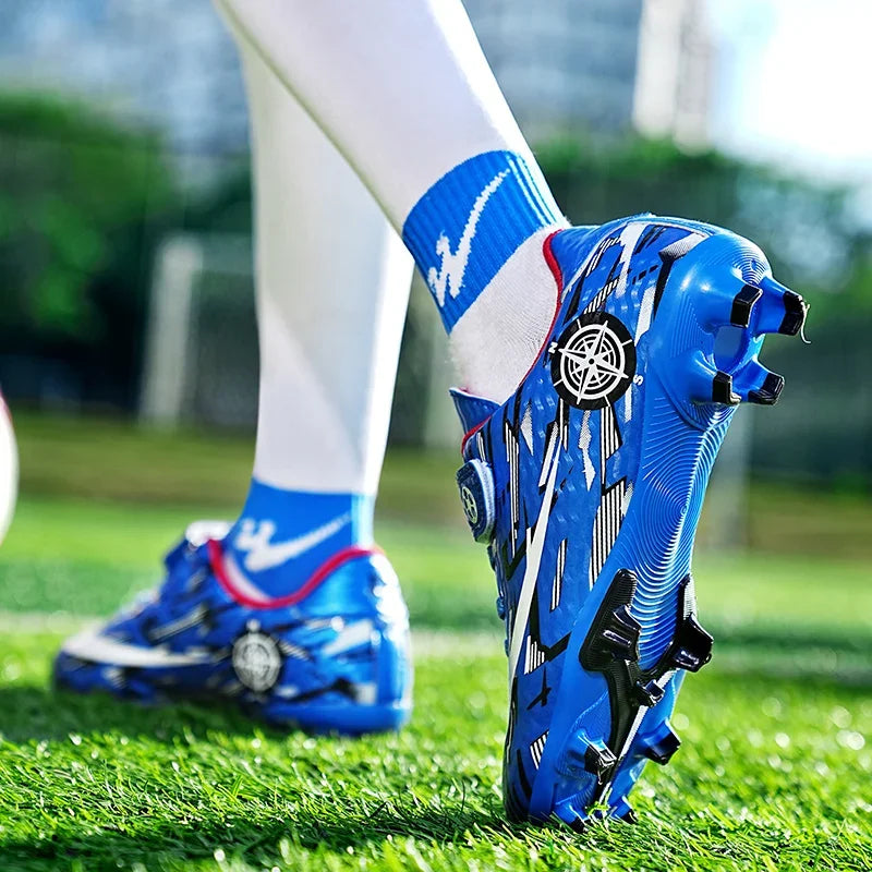 Soccer Shoes Kids Football Shoes TF/FG Cleats Grass Training Sport Footwear Trend Sneaker