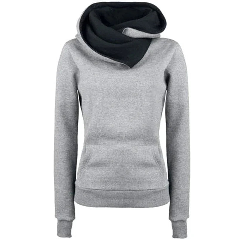 Hoodies Women Tracksuit Solid Color Fashion Long Sleeve Pullovers Christmas Casual Warm Hooded Sweatshirts Tops-Dollar Bargains Online Shopping Australia