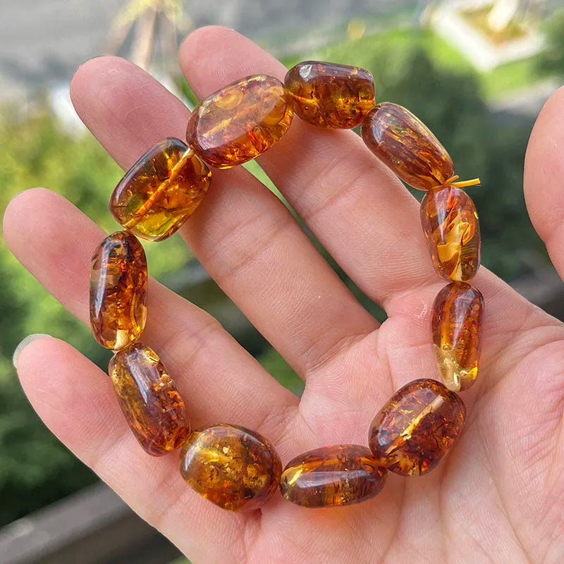 Amber Bracelets Natural Beads Baltic Energy Gemstone Healing Jewelry-Dollar Bargains Online Shopping Australia