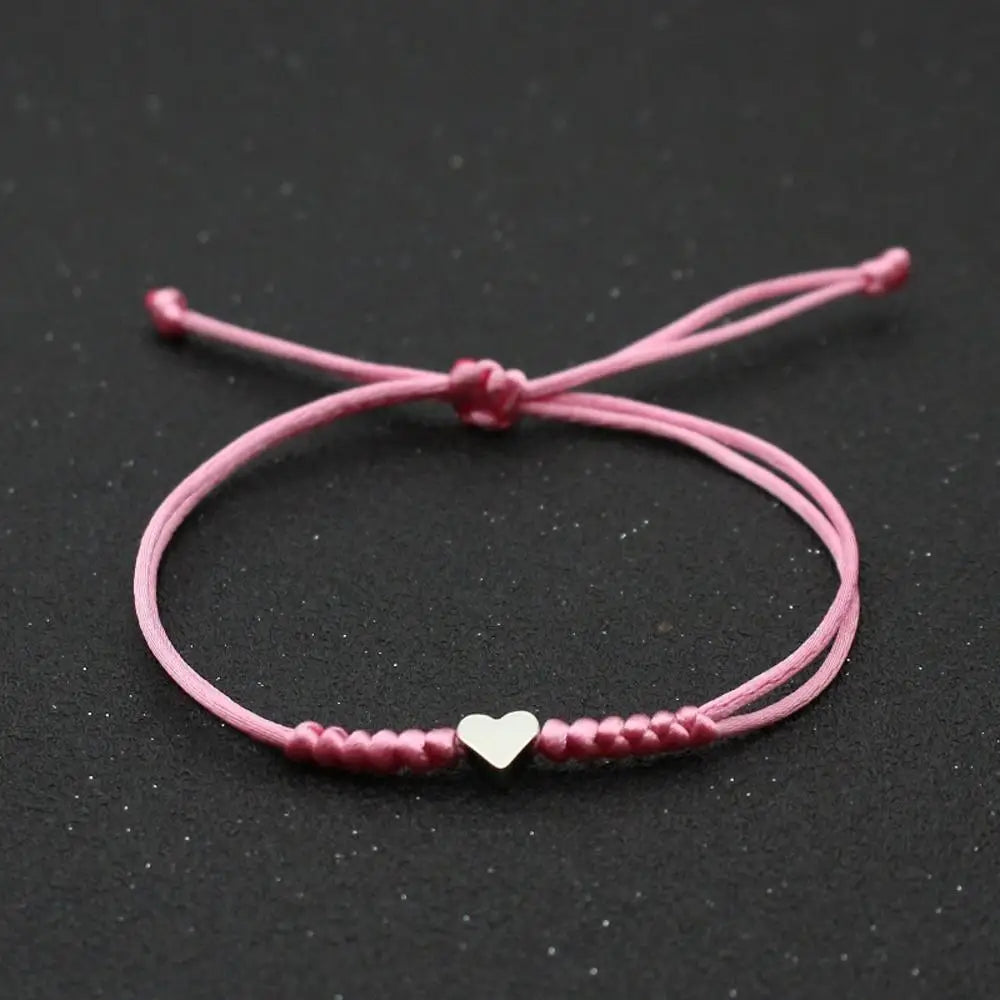 Love Bracelet Red String Bracelet Couple Hand-Woven Adjustable Red Rope Bracelet Jewelry-Dollar Bargains Online Shopping Australia