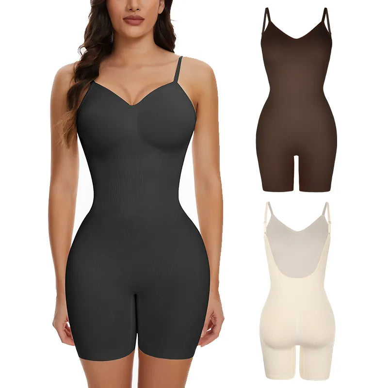 Seamless Bodysuit Shapewear Women Waist Trainer Body Shaper Fajas Colombianas Open Crotch Slimming Underwear Corset-Dollar Bargains Online Shopping Australia