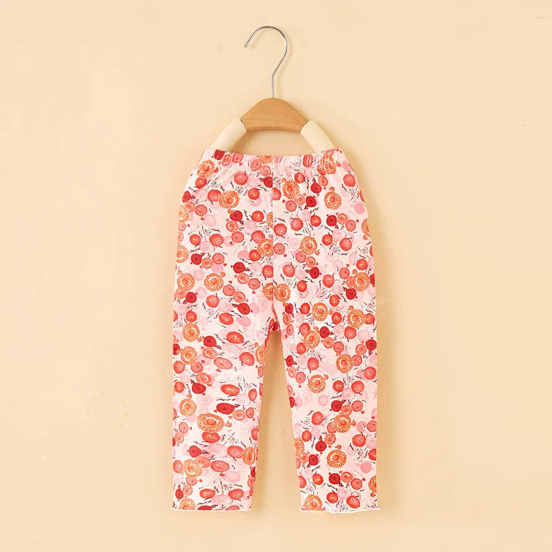 Girls Cropped Trousers Summer Cartoon Baby Girls Cool Capri Pants Thin Baby Pants-Dollar Bargains Online Shopping Australia