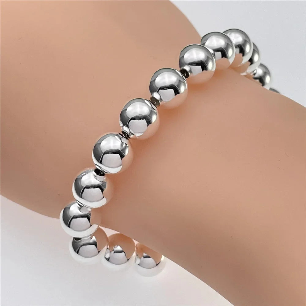 Silver Bracelet Elegant Chain High Quality Jewelry For Men Women Christmas Gifts-Dollar Bargains Online Shopping Australia