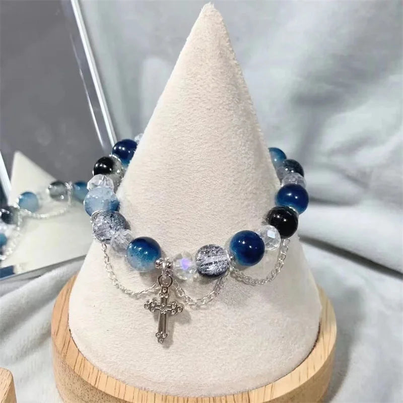 Galaxy Hanging Super Fairy Star Bracelet Women Versatile And Sweet Girlfriend Accessories-Dollar Bargains Online Shopping Australia