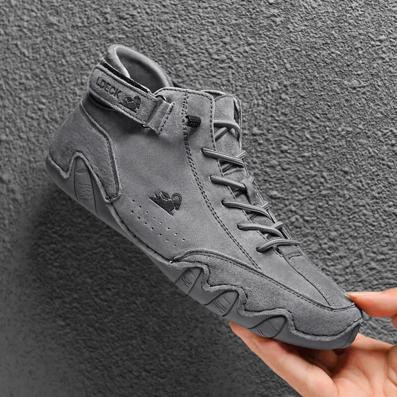 Men Boots Casual Motorcycle Winter Shoes Waterproof High Top Sneakers Luxury Footwear-Dollar Bargains Online Shopping Australia