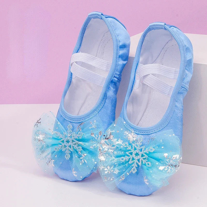 Lovely Princess Dance Soft Soled Ballet Shoe Children Girls Cat Claw Chinese Ballerina Exercises Shoes-Dollar Bargains Online Shopping Australia