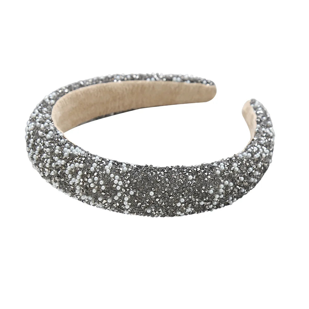 Diamond Headband Glitter Sparkle Jeweled Womens Headbands Hair Bands Wide Fashion Hair Hoops Girls Hair Accessories Gifts-Dollar Bargains Online Shopping Australia