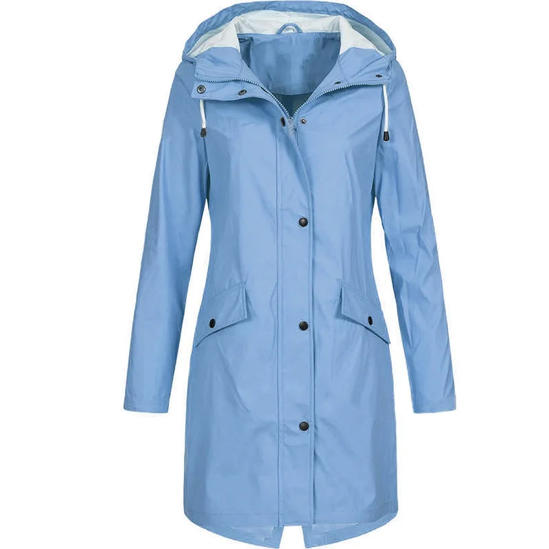 Charge Coat Outdoor Mountaineering Coat Mid length Women's Windbreaker-Dollar Bargains Online Shopping Australia