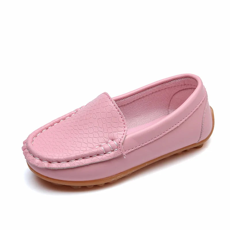 Children Shoe PU Leather Casual Shoe Boy Girl Shoe Soft Comfortable Loafers Slip on Kid Shoes